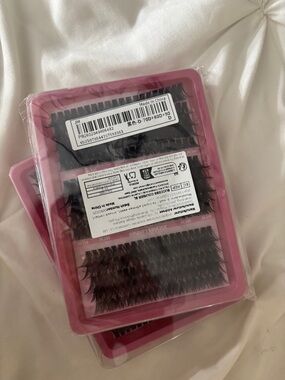 SHEIN Pink Tray Individual False Lashes - Black